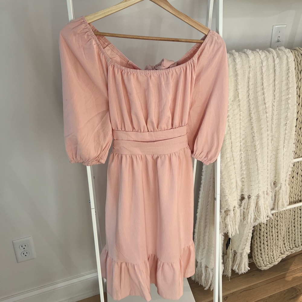 Pink Mini Dress